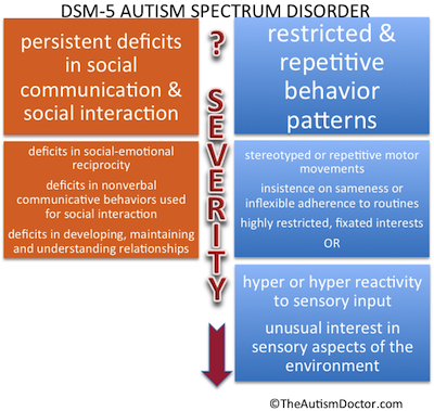 language missing from dsm 5 asd